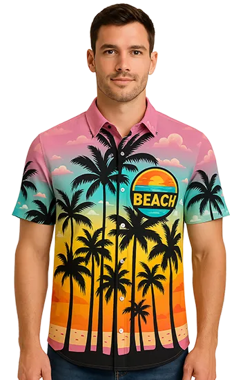 Full Color Unisex Hawaiian Shirts