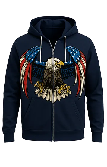 310 GSM Interlock Fleece Sublimation Full Zip Hoodie w/ Pockets