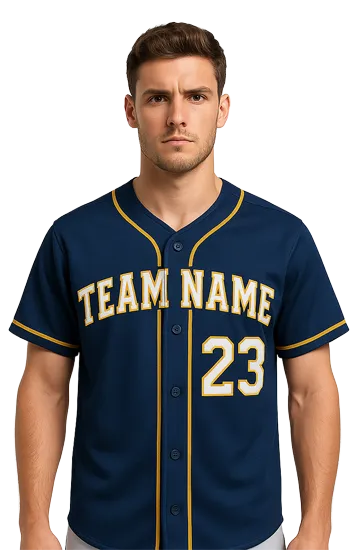 Custom Baseball Jersey Tackle Embroidery