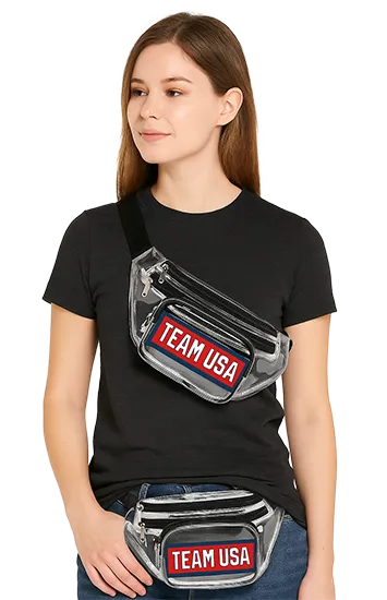 Transpaer Waterproof Fanny Pack Waist Bag