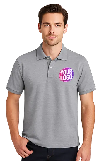 Pure cotton casual POLO shirt