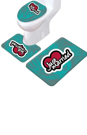 Custom Toilet Seat Cover & Rug