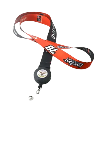 Full Color Printed Badge Reel Lanyard