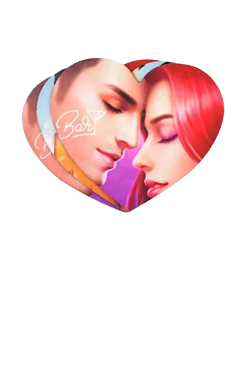 Heart Neoprene Coaster