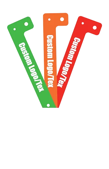 L-Shape Vinyl Wristbands