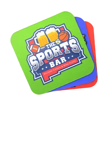 Square Neoprene Coaster